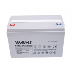 12V 100AH Energy Storage Lead-Acid Gel Battery | Flame-Retardant Casing, Custom Color Options & OEM Service Available
