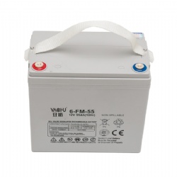 12V 50AH & 55AH Gel Deep-Cycle Lead-Acid Battery | Ideal for Solar Street Lights & Power Generation Off-Grid Systems